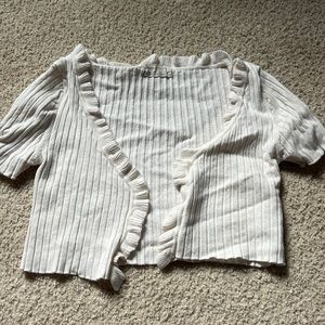 Urban Outfitters Button Crop Top